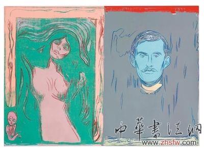 安迪·沃霍尔对蒙克的经典作品注入了自己鲜明的个人风格。 主办方供图