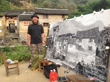 周河河滇黔桂创作行 情感熔铸山水精神