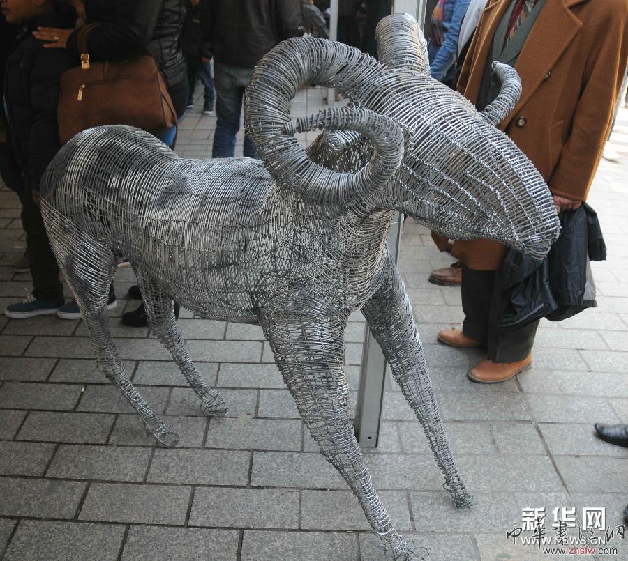 （国际）（2）突尼斯举办街头铁艺展览 