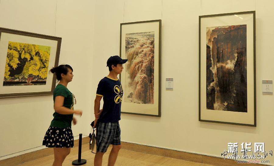 李可染画院首届院展北京展出 图