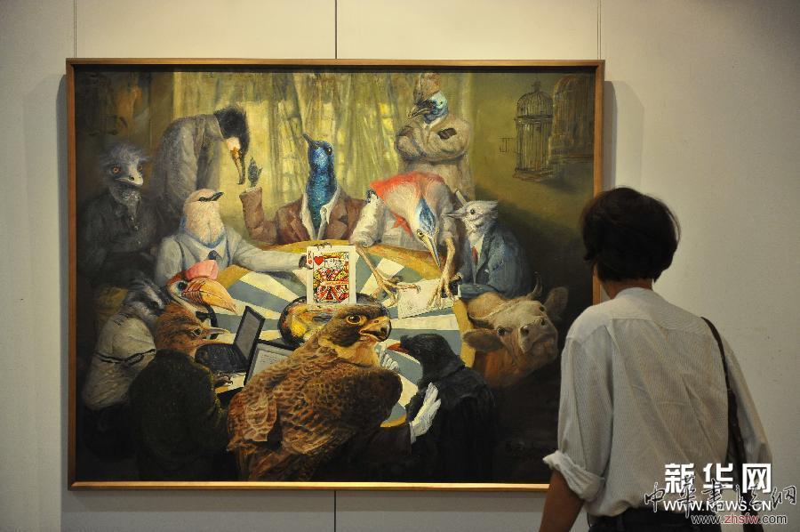 （晚报）（2）台湾留学西班牙艺术家联展开幕