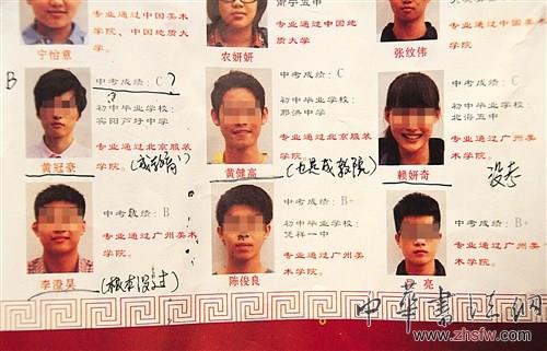 美术中学宣传作假 落榜生吹成名牌大学生