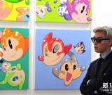 韩国歌手T.O.P.出席“艺术登陆新加坡”预展