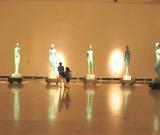 《新富春山居图》电影雕塑杭州展出 图