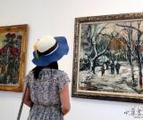 国画大师刘海粟画作苏州展出 图