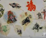 古稀老人巧手彩绘“叶脉画”